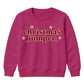Festive Snowflake Jumper Slogan Christmas Kids Sweatshirt