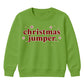 Festive Snowflake Jumper Slogan Christmas Kids Sweatshirt