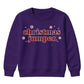 Festive Snowflake Jumper Slogan Christmas Kids Sweatshirt