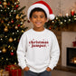 Festive Snowflake Jumper Slogan Christmas Kids Sweatshirt