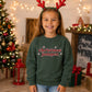 Festive Snowflake Jumper Slogan Christmas Kids Sweatshirt