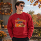 Festive thanksgiving crew art Thanksgiving Unisex Sweatshirt