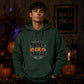 Festive trick or treat pumpkin spider web Halloween hoodie