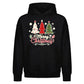 Festive Triple Tree Graphic Christmas Oversized Hoodie