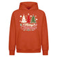 Festive Triple Tree Graphic Christmas Oversized Hoodie