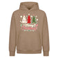 Festive Triple Tree Graphic Christmas Oversized Hoodie