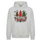 Festive Triple Tree Graphic Christmas Oversized Hoodie