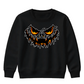 Fierce glowing eyes jack-o-lantern Halloween Kids Sweatshirt