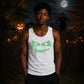 Fierce sharp-toothed monster Glow in the Dark Tank Top Men