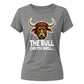 Fierce The Bull Graphic Top Wrestling ladies fit t-shirt
