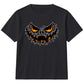 Fierce wicked glowing pumpkin face Halloween Kids T-Shirt