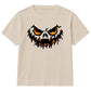 Fierce wicked glowing pumpkin face Halloween Kids T-Shirt
