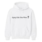 Fine Wine Aging Happy Birthday hoodie