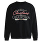 First Christmas As Grandma Christmas Oversized Sweatshirt
