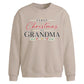 First Christmas As Grandma Christmas Oversized Sweatshirt