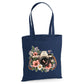 Floral vintage camera capture good moments canvas Tote Bag