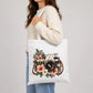 Floral vintage camera capture good moments canvas Tote Bag