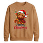 Fluffy highland cow festive Christmas Unisex Sweatshirt