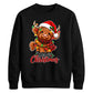 Fluffy highland cow festive Christmas Unisex Sweatshirt