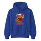 Fluffy highland cow festive lights Christmas Unisex Hoodie