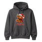 Fluffy highland cow festive lights Christmas Unisex Hoodie