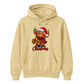 Fluffy highland cow festive lights Christmas Unisex Hoodie