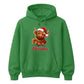 Fluffy highland cow festive lights Christmas Unisex Hoodie