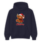Fluffy highland cow festive lights Christmas Unisex Hoodie