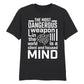 Focused Mind Inspirational Slogan Graphic Unisex T-Shirt