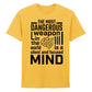 Focused Mind Inspirational Slogan Graphic Unisex T-Shirt