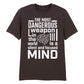 Focused Mind Inspirational Slogan Graphic Unisex T-Shirt
