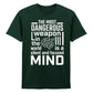 Focused Mind Inspirational Slogan Graphic Unisex T-Shirt