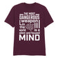 Focused Mind Inspirational Slogan Graphic Unisex T-Shirt