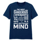Focused Mind Inspirational Slogan Graphic Unisex T-Shirt
