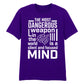 Focused Mind Inspirational Slogan Graphic Unisex T-Shirt