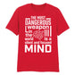 Focused Mind Inspirational Slogan Graphic Unisex T-Shirt