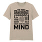 Focused Mind Inspirational Slogan Graphic Unisex T-Shirt