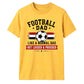 Football Dad Star Bold Louder Soccer Dad Unisex T-Shirt