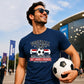 Football Dad Star Bold Louder Soccer Dad Unisex T-Shirt