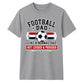 Football Dad Star Bold Louder Soccer Dad Unisex T-Shirt