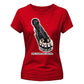 Football World Cup Trophy Huddle Graphic Ladies T-Shirt