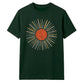 Retro sunburst graphic unisex t-shirt