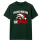 Amusing festive raccoon snacks Christmas Unisex T-Shirt