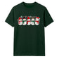 Charming line-up of five snowman Christmas Unisex T-Shirt