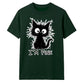 Crazy Scruffy Cat I'm Fine Slogan Graphic Unisex T-Shirt