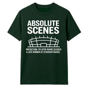 Custom Absolute Scenes Football Tournament Unisex T-Shirt