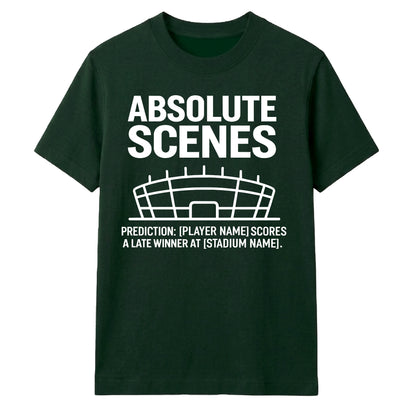 Custom Absolute Scenes Football Tournament Unisex T-Shirt