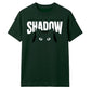Cute Peeking Cat Shadow Typography Graphic Unisex T-Shirt