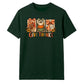 Gingham panels give thanks text Thanksgiving Unisex T-Shirt