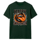 Spooky vampire fangs lips graphic Halloween Unisex t-shirt